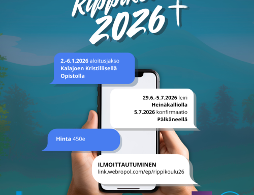 Rippikoulu 2026 – ilmoittaudu nyt!