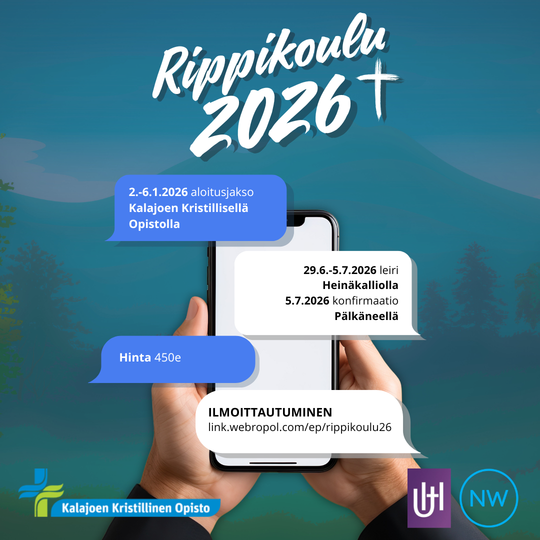Rippikoulu 2026 Kalajoen Kristillinen Opisto